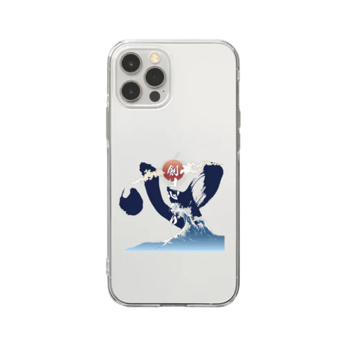 剣は心なり Soft Clear Smartphone Case