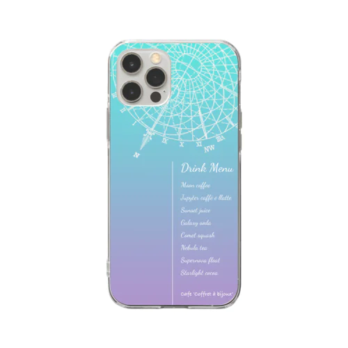 宇宙ドリンクメニューシリーズ Soft Clear Smartphone Case