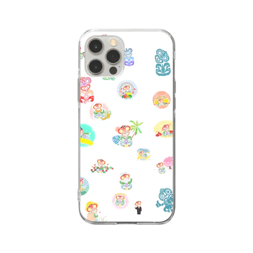 tiki《カラフル》 Soft Clear Smartphone Case