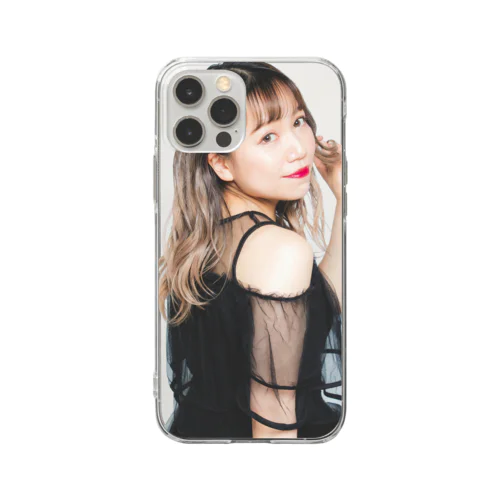 縦のんち Soft Clear Smartphone Case