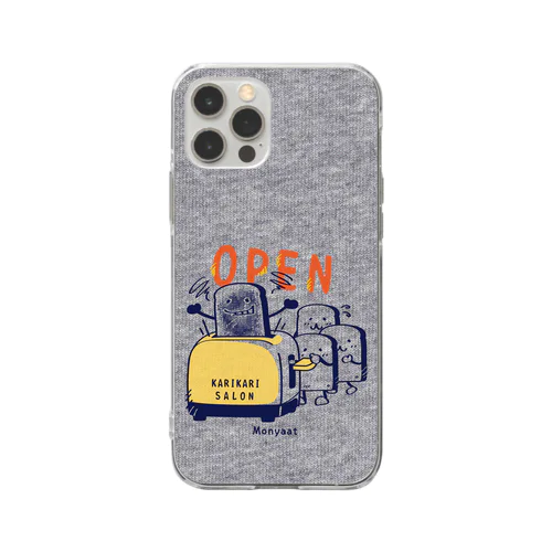 CT144 カリカリサロンGB*スマホケース用 Soft Clear Smartphone Case