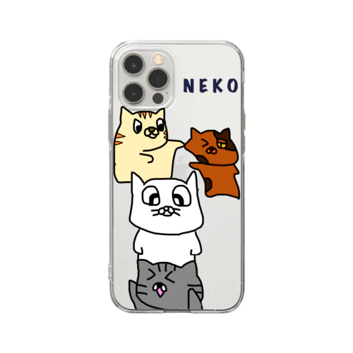 NEKOのスマホケース Soft Clear Smartphone Case