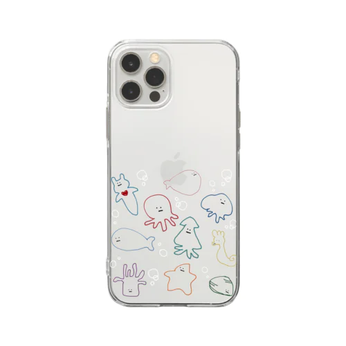 すいぞっかん Soft Clear Smartphone Case