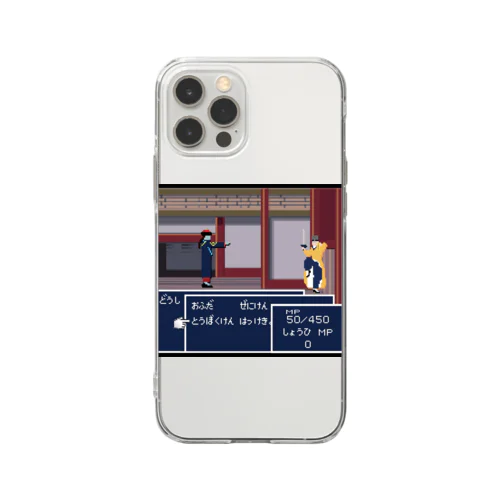 道士VSキョンシー Soft Clear Smartphone Case