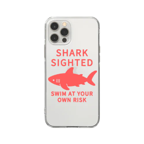 SHARK_SIGHTED Soft Clear Smartphone Case