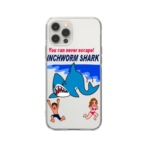 恐怖！シャクトリシャーク Soft Clear Smartphone Case