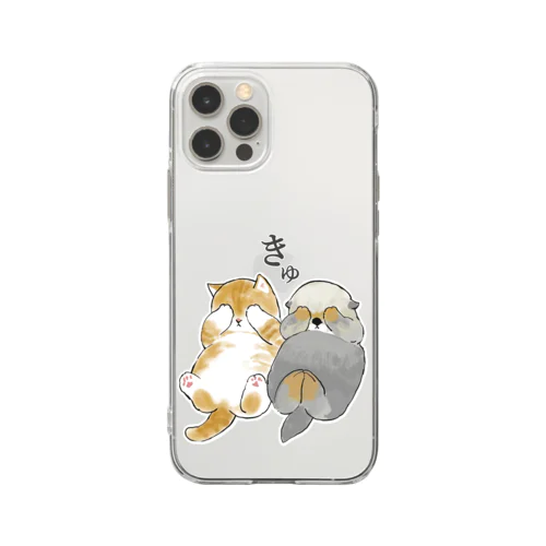 きゅ。 Soft Clear Smartphone Case