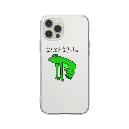 カエルくんスマホケース Soft Clear Smartphone Case