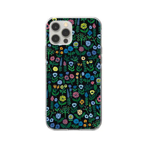 花 Soft Clear Smartphone Case