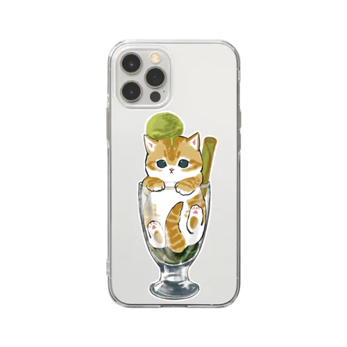 肉球堪能パフェ Soft Clear Smartphone Case