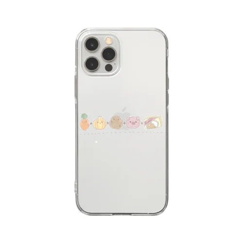 カレーのなかまたち Soft Clear Smartphone Case