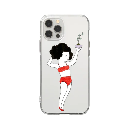 ツチンナカキちゃん Soft Clear Smartphone Case