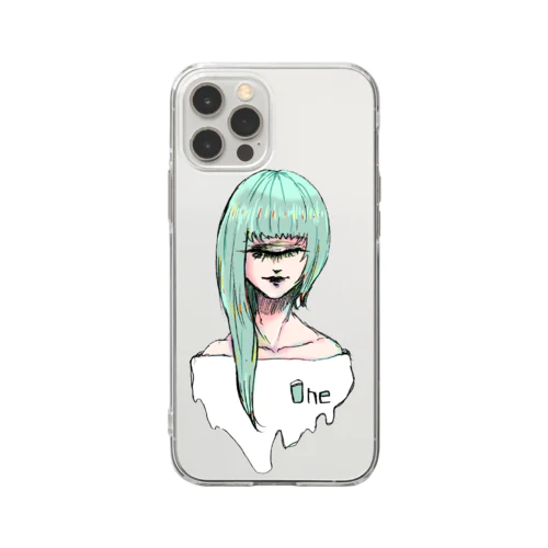 oneわん Soft Clear Smartphone Case