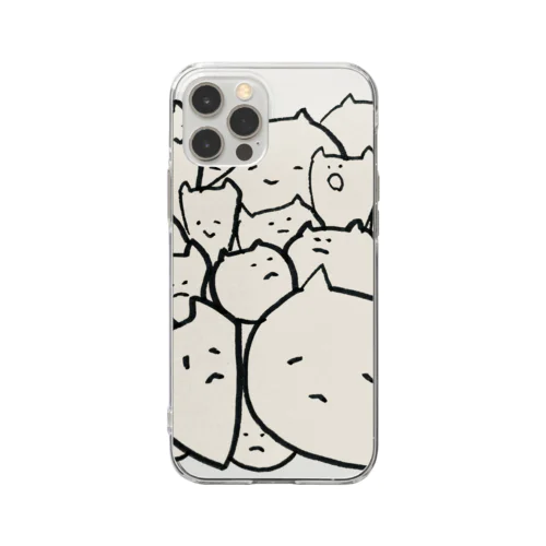 小動物とハイエナ Soft Clear Smartphone Case