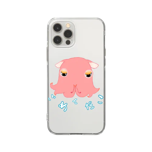 ごめんだこ Soft Clear Smartphone Case