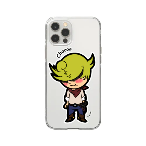 ハズカシガリヤノ.カウボーイ:iPhone用 Soft Clear Smartphone Case