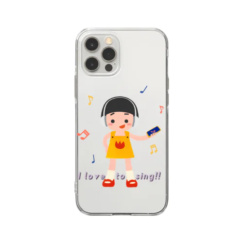 ららら！ Soft Clear Smartphone Case