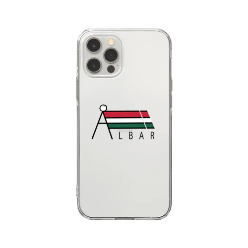 AL BAR ロゴシリーズ Soft Clear Smartphone Case