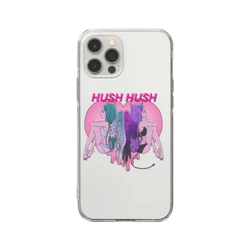 【girl】天使と悪魔 Soft Clear Smartphone Case