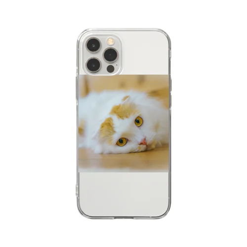 猫ちゃん Soft Clear Smartphone Case