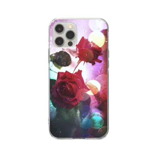 薔薇ドロップス Soft Clear Smartphone Case