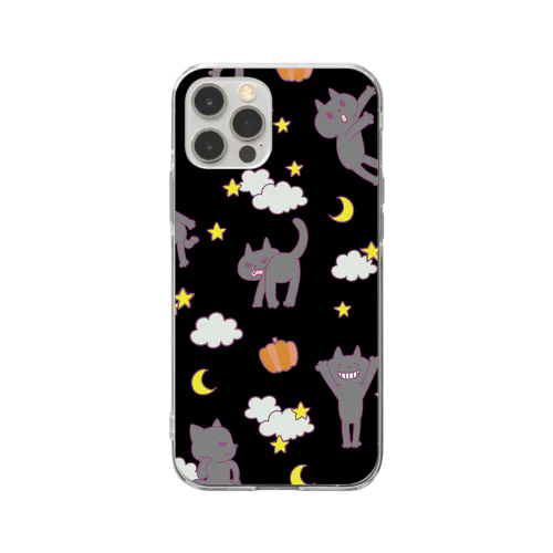 ハロウィンナイトパーティー Soft Clear Smartphone Case