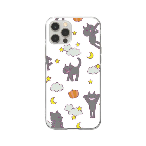 ハロウィンパーティー Soft Clear Smartphone Case