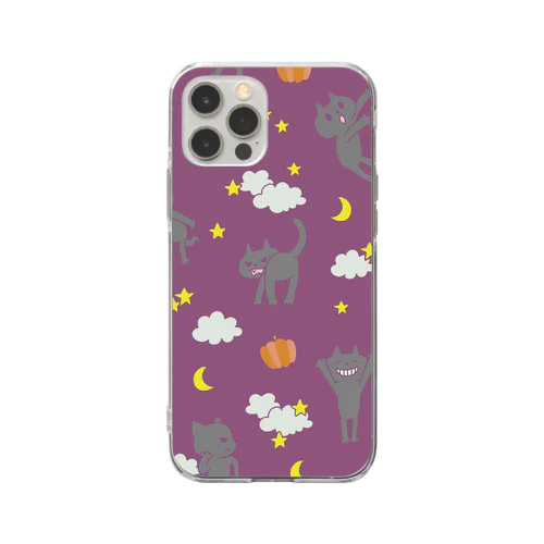 ハロウィントワイライトパーティー Soft Clear Smartphone Case