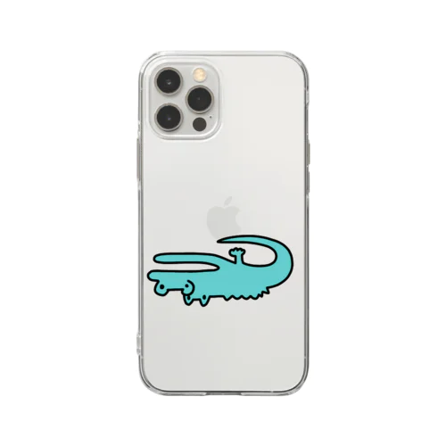 ころガリータがりのアリゲーター Soft Clear Smartphone Case