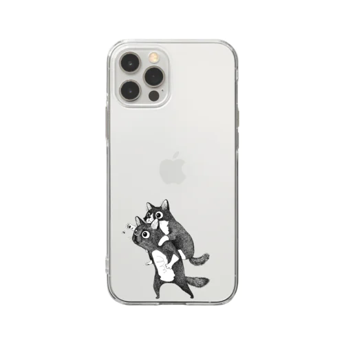 おんぶ Soft Clear Smartphone Case