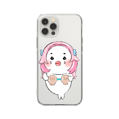 伝説のアザラシあざびえさん Soft Clear Smartphone Case