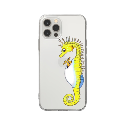 タツノオトシゴさんはイクメンです Soft Clear Smartphone Case
