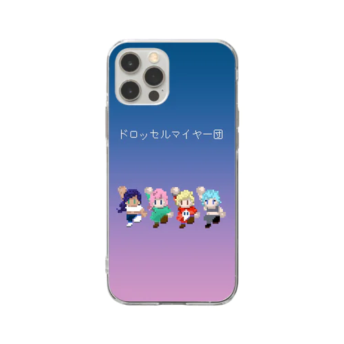 ドロッセルマイヤー団のドット絵 Soft Clear Smartphone Case