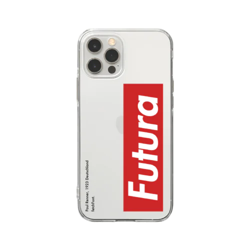 fetchFont.logos Futura Soft Clear Smartphone Case