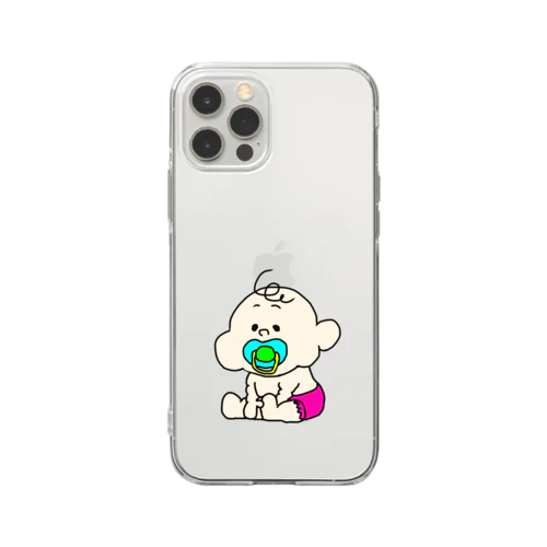 カラフルベビーちゃん Soft Clear Smartphone Case