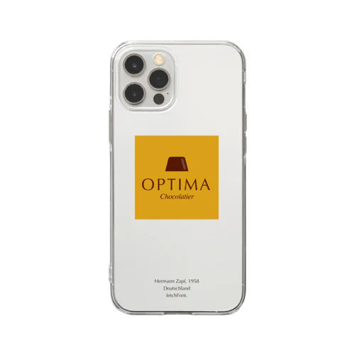 fetchFont.logos Optima Soft Clear Smartphone Case