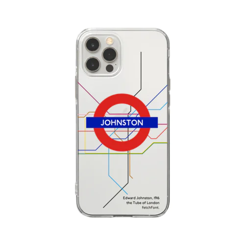 fetchFont.logos Johnston Soft Clear Smartphone Case