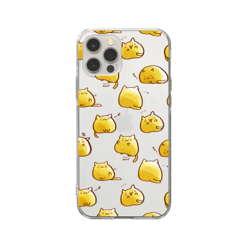 にゃむねこ大集合！！！クリア Soft Clear Smartphone Case