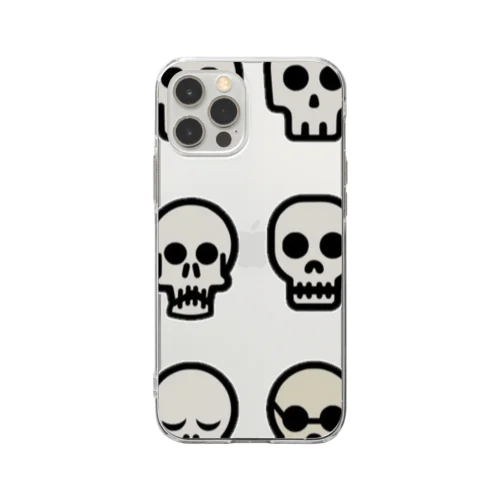 Skeleton party Soft Clear Smartphone Case
