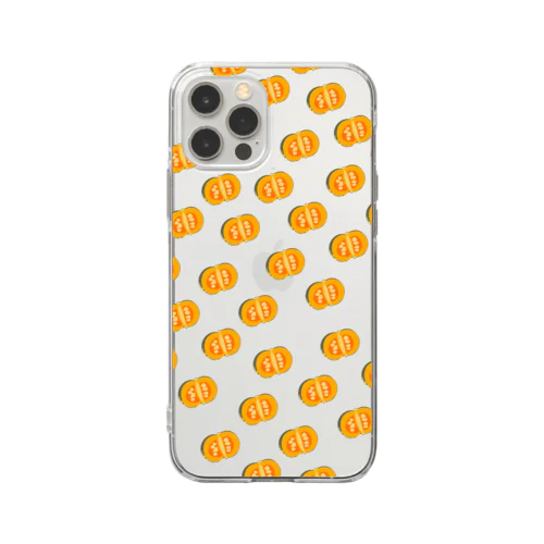 秋の味覚シリーズ・かぼちゃ Soft Clear Smartphone Case