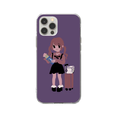 地雷ちゃん Soft Clear Smartphone Case