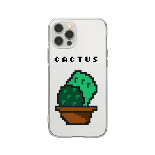 CACTUS ソフトクリアスマホケース