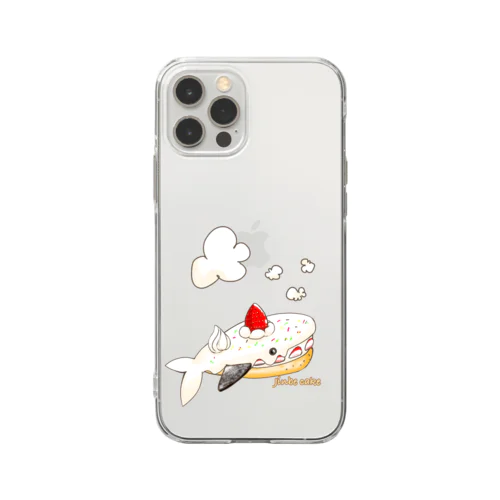 ジンベイケーキ Sweets Aquarium1 Soft Clear Smartphone Case