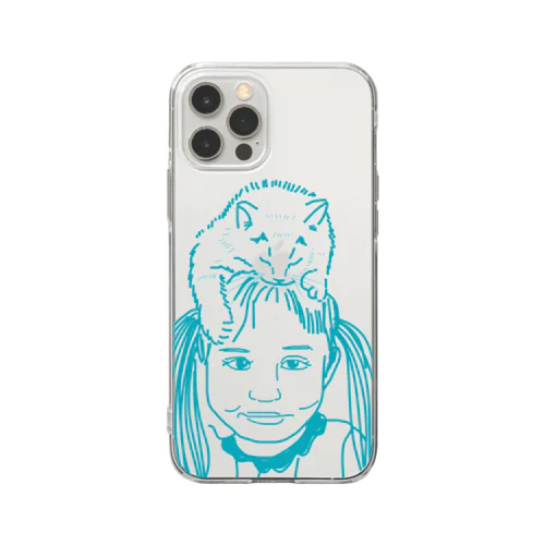 正しい猫の被り方 おんなのこ Soft Clear Smartphone Case