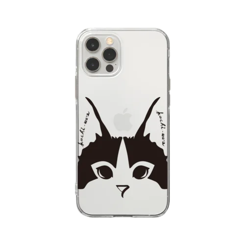 ハチワレ猫 Soft Clear Smartphone Case