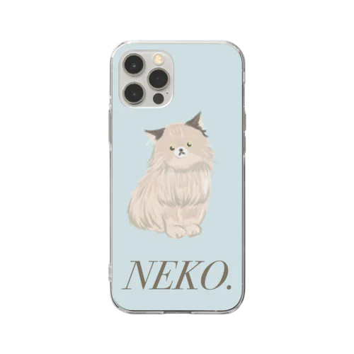 NEKO.  ソフトクリアスマホケース