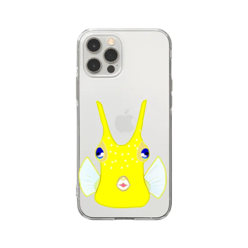 コンゴウフグさん Soft Clear Smartphone Case