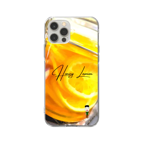 蜂蜜レモンを食べたい人の末路。スマホケース。 Soft Clear Smartphone Case