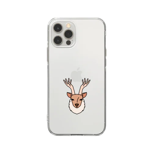 幻のトナカイ Soft Clear Smartphone Case