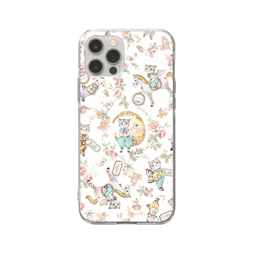 sobakasu-circus Soft Clear Smartphone Case